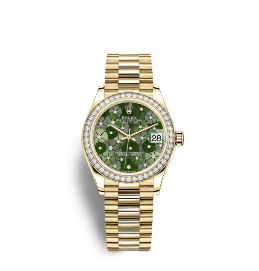 Rolex Datejust 31 Oro amarillo de 18 quilates M278288RBR-0038 réplica de reloj