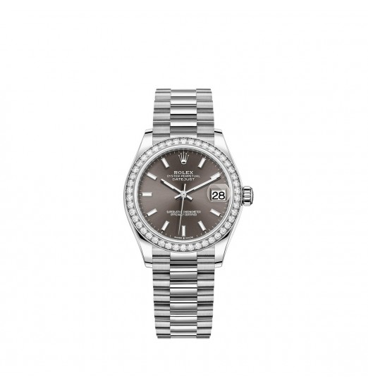 Rolex Datejust 31 oro blanco de 18 quilates M278289RBR-0014 réplica de reloj