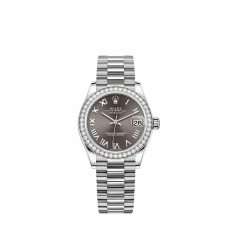 Rolex Datejust 31 oro blanco de 18 quilates M278289RBR-0017 réplica de reloj