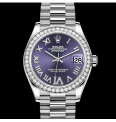 Rolex Datejust 31 oro blanco de 18 quilates - M278289RBR-0019 réplica de reloj