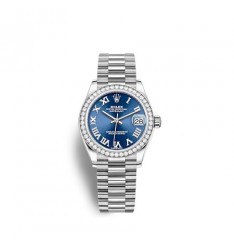 Rolex Datejust 31 oro blanco de 18 quilates - M278289RBR-0023 réplica de reloj