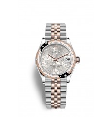 Rolex Datejust 31 Oystersteel y oro Everose M278341RBR-0032 réplica de reloj