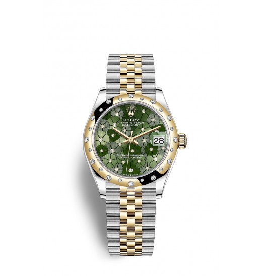Rolex Datejust 31 Oystersteel y oro amarillo M278343RBR-0032 réplica de reloj