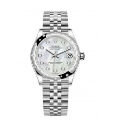 Rolex Datejust 31 White Rolesor Oystersteel oro de 18 quilates M278344RBR-0006 réplica de reloj