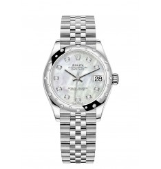 Rolex Datejust 31 White Rolesor Oystersteel oro de 18 quilates M278344RBR-0006 réplica de reloj Rolex Datejust 31 White Rolesor Oystersteel oro de 18 quilates M278344RBR-0006 réplica de reloj