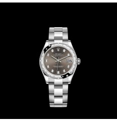 Rolex Datejust 31 combinacion de acero Oystersteel y oro blanco de 18 quilates M278344RBR-0007 réplica de reloj