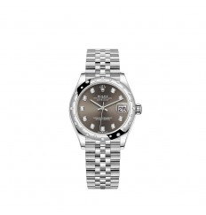 Rolex Datejust 31 Rolesor combinacion de Oystersteel oro blanco M278344RBR-0008 réplica de reloj