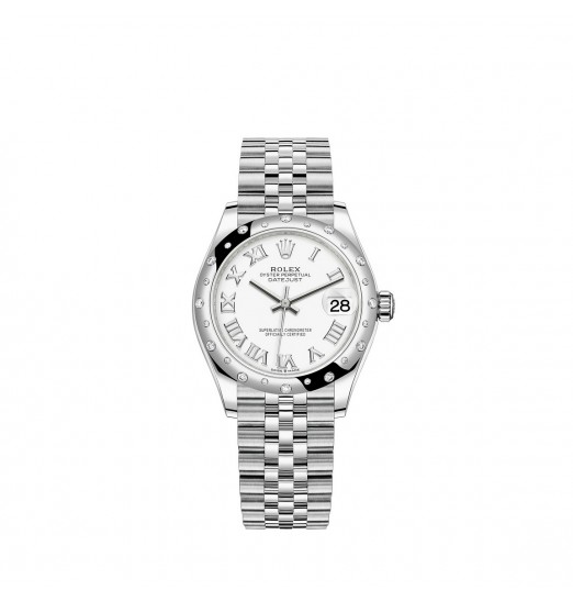 Rolex Datejust 31 combinacion de acero Oystersteel y oro blanco M278344RBR-0012 réplica de reloj