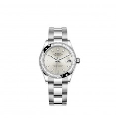 Rolex Datejust 31 Oystersteel y oro blanco de 18 quilates M278344RBR-0013 réplica de reloj