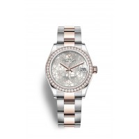 Rolex Datejust 31 Oystersteel y oro Everose M278381RBR-0031 réplica de reloj