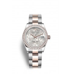 Rolex Datejust 31 Oystersteel y oro Everose M278381RBR-0031 réplica de reloj