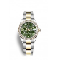 Rolex Datejust 31 Oystersteel y oro amarillo M278383RBR-0031 réplica de reloj