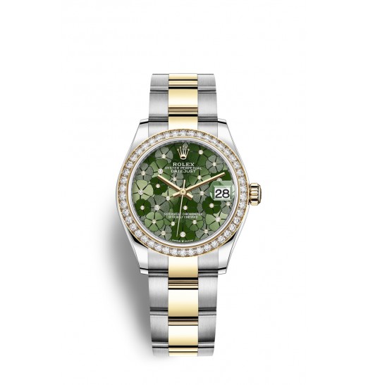 Rolex Datejust 31 Oystersteel y oro amarillo M278383RBR-0031 réplica de reloj