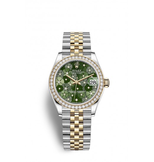 Rolex Datejust 31 Oystersteel y oro amarillo M278383RBR-0032 réplica de reloj