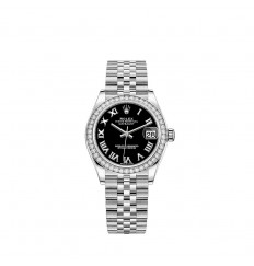 Rolex Datejust 31 Rolesor Oystersteel y oro blanco de 18 quilates M278384RBR-0002 réplica de reloj