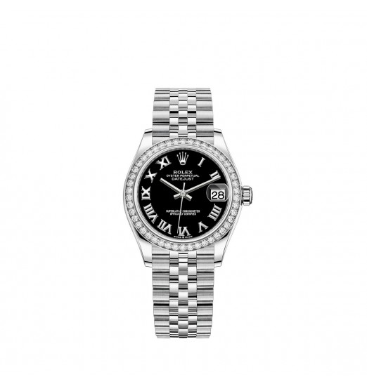 Rolex Datejust 31 Rolesor Oystersteel y oro blanco de 18 quilates M278384RBR-0002 réplica de reloj