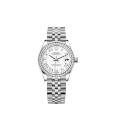 Rolex Datejust 31 Blanco Rolesor Oystersteel oro de 18 quilates M278384RBR-0014 réplica de reloj
