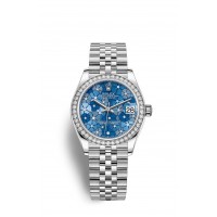 Rolex Datejust 31 Oystersteel y oro blanco M278384RBR-0040 réplica de reloj