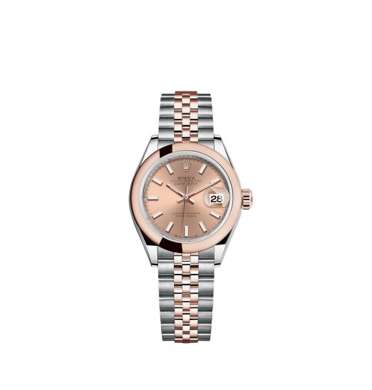 Rolex Lady-Datejust Rolesor combinacion de acero Oystersteel oro Everose de 18 quilates M279161-0023 réplica de reloj