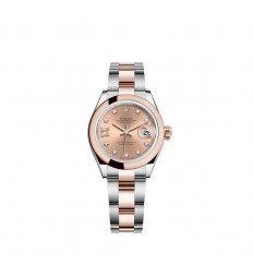 Rolex Lady-Datejust Everose Rolesor combinacion de acero Oystersteel oro de 18 quilates M279161-0028 réplica de reloj