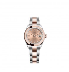 Rolex Lady-Datejust Everose Rolesor combinacion de acero Oystersteel oro de 18 quilates M279161-0028 réplica de reloj
