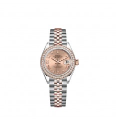 Rolex Lady-Datejust Rolesor Oystersteel oro Everose de 18 quilates M279381RBR-0025 réplica de reloj