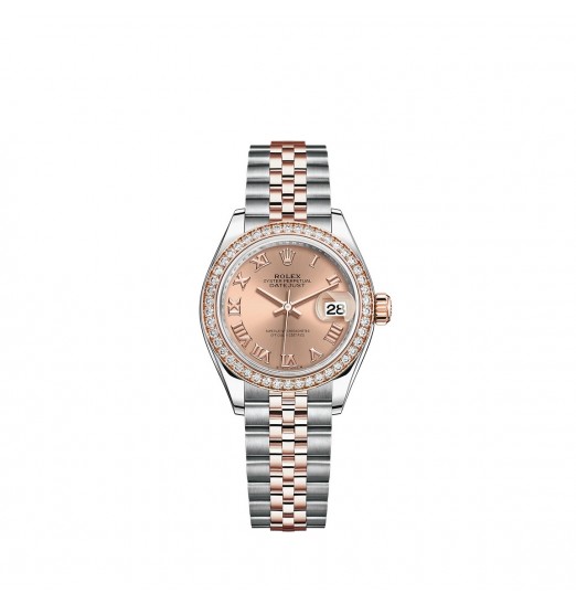 Rolex Lady-Datejust Rolesor Oystersteel oro Everose de 18 quilates M279381RBR-0025 réplica de reloj Rolex Lady-Datejust Rolesor Oystersteel oro Everose de 18 quilates M279381RBR-0025 réplica de reloj