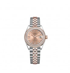 Rolex Lady-Datejust Oystersteel y oro Everose de 18 quilates M279381RBR-0027 réplica de reloj