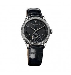 Rolex Cellini Dual Tiempo Blanco Oro 50529 bkbk Réplica Reloj