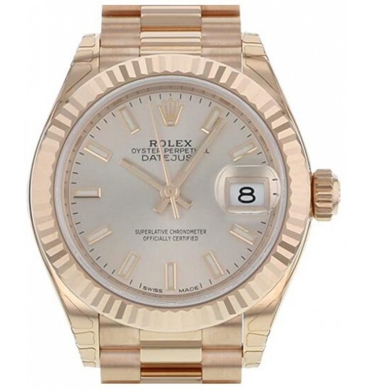 Rolex Oyster Perpetual Senora-DateJust 28 Eveoro rosa 279175 Réplica Reloj