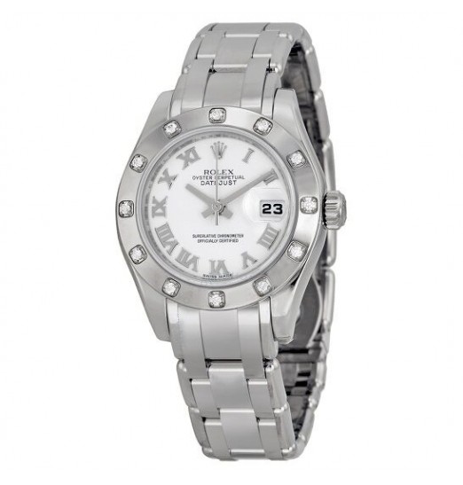 Rolex Oyster Perpetual Lady-Datejust Pearlmaster 29mm Mujeres 80319 Réplica Reloj