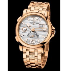Ulysse Nardin Dual Time (RG / Silver / RG Bracelet) 246-55-8/60 Réplica Reloj