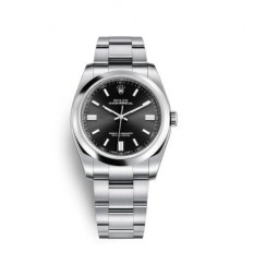 Rolex Oyster Perpetual 36 OysterAcero Negro Dial 116000 Réplica Reloj