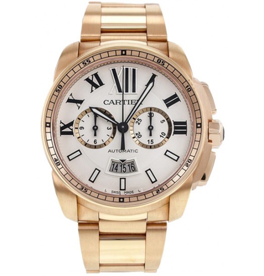 Cartier Calibre De Cartier Chronograph Hombres W7100047 Réplica Reloj