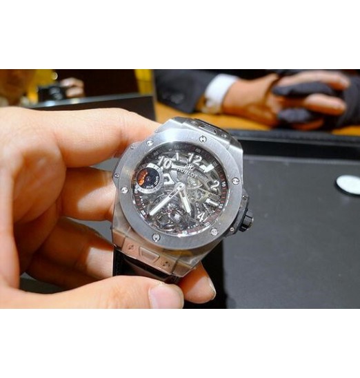 Hublot Big Bang Tourbillon Power Reserve 5 Days Titanium 45mm 405-NX-0137-LR Réplica Reloj