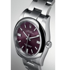 Rolex Oyster Perpetual 36mm Uva roja Marcar 116000 rgio Réplica Reloj