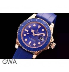 Rolex Yacht-Master 40mm Blue Dial Oysterflex Bracelet Réplica Reloj