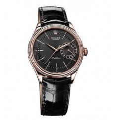 Rolex Cellini Fecha Everose Oro 50515bkbk Réplica Reloj