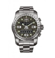 Breitling Professional Cuarzo Titanio Gris Dial hombres EB5010B1/M532/176E Réplica Reloj