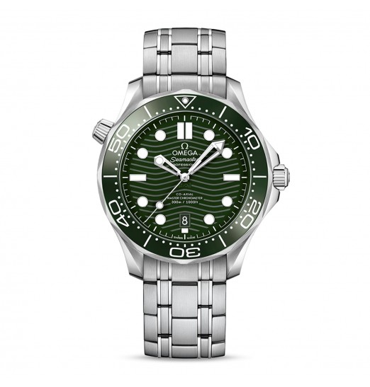 Omega Seamaster Diver 300m Co-Axial Master Chronometer 42mm para hombre verde O21030422010001