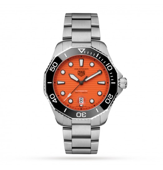 TAG Heuer Aquaracer Professional 300 43 mm naranja Diver para hombre WBP201F.BA0632