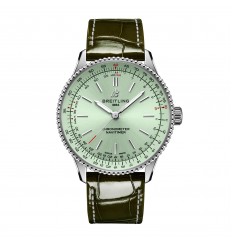 Breitling Navitimer 36 mm para mujer Cocodrilo verde A17327361L1P1