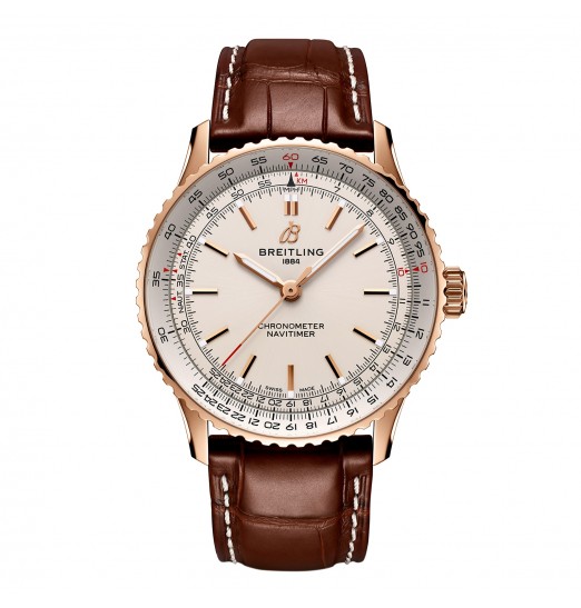 Breitling Navitimer Automatico 41mm para hombre Plata Oro rosa de 18k R17329F41G1P1 Breitling Navitimer Automatico 41mm para hombre Plata Oro rosa de 18k R17329F41G1P1