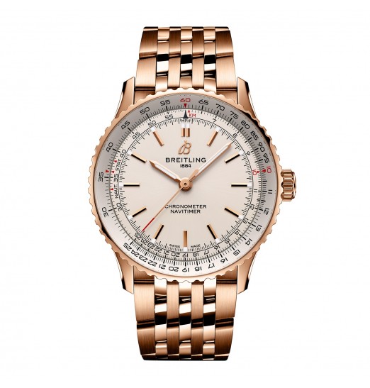 Breitling Navitimer Automatico 41mm para hombre Plata Oro rosa de 18k R17329F41G1R1 Breitling Navitimer Automatico 41mm para hombre Plata Oro rosa de 18k R17329F41G1R1